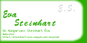 eva steinhart business card